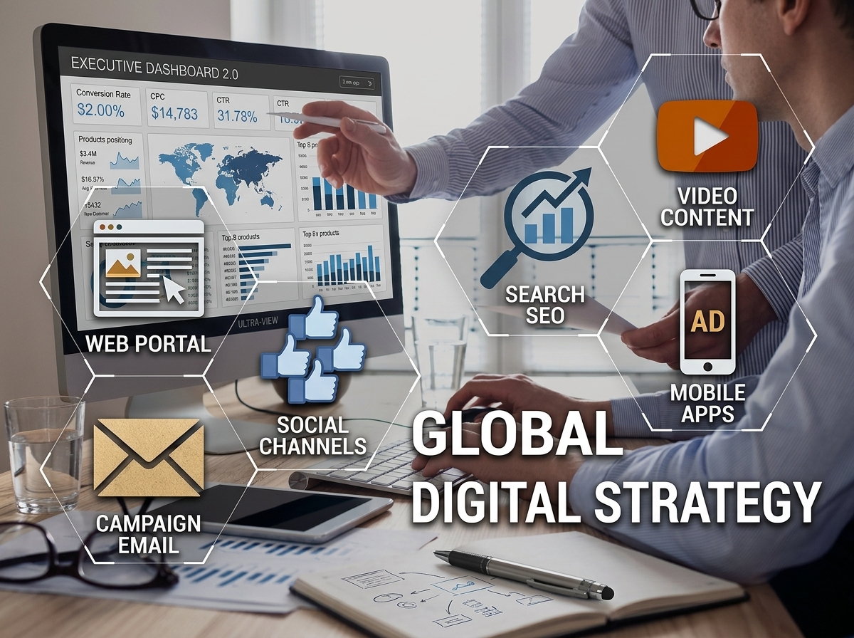 DireBiz digital marketing agency team at work